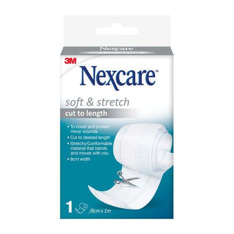 Nexcare Soft & Stretch 8cm x 1M
