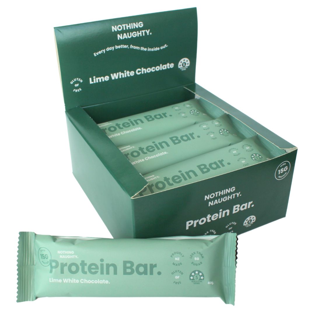 Nothing Naughty Protein Bar 40 g - Lime Milkshake