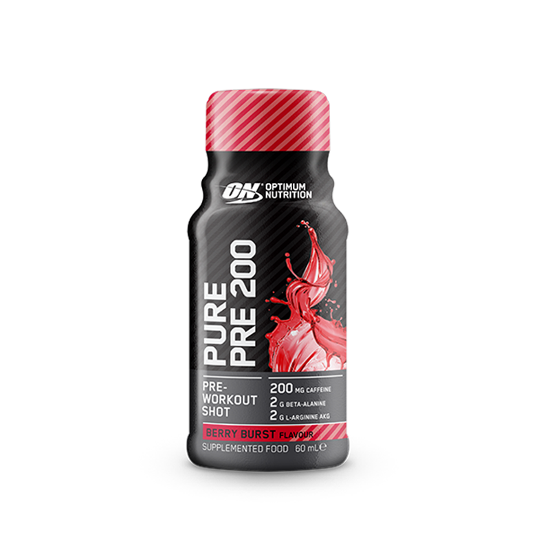 Optimum Nutrition On Pure Pre 200 Shot Berry 60ml