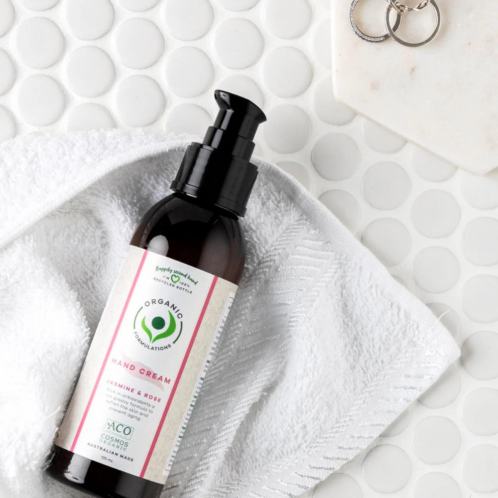 Organic Formulations Jasmine & Rose Hand Cream 125ml