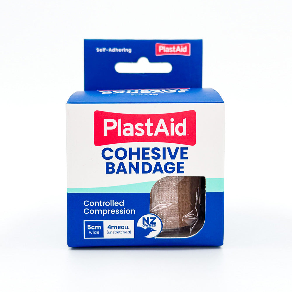 Plast-Aid Cohesive Bndg 5cm x 4m