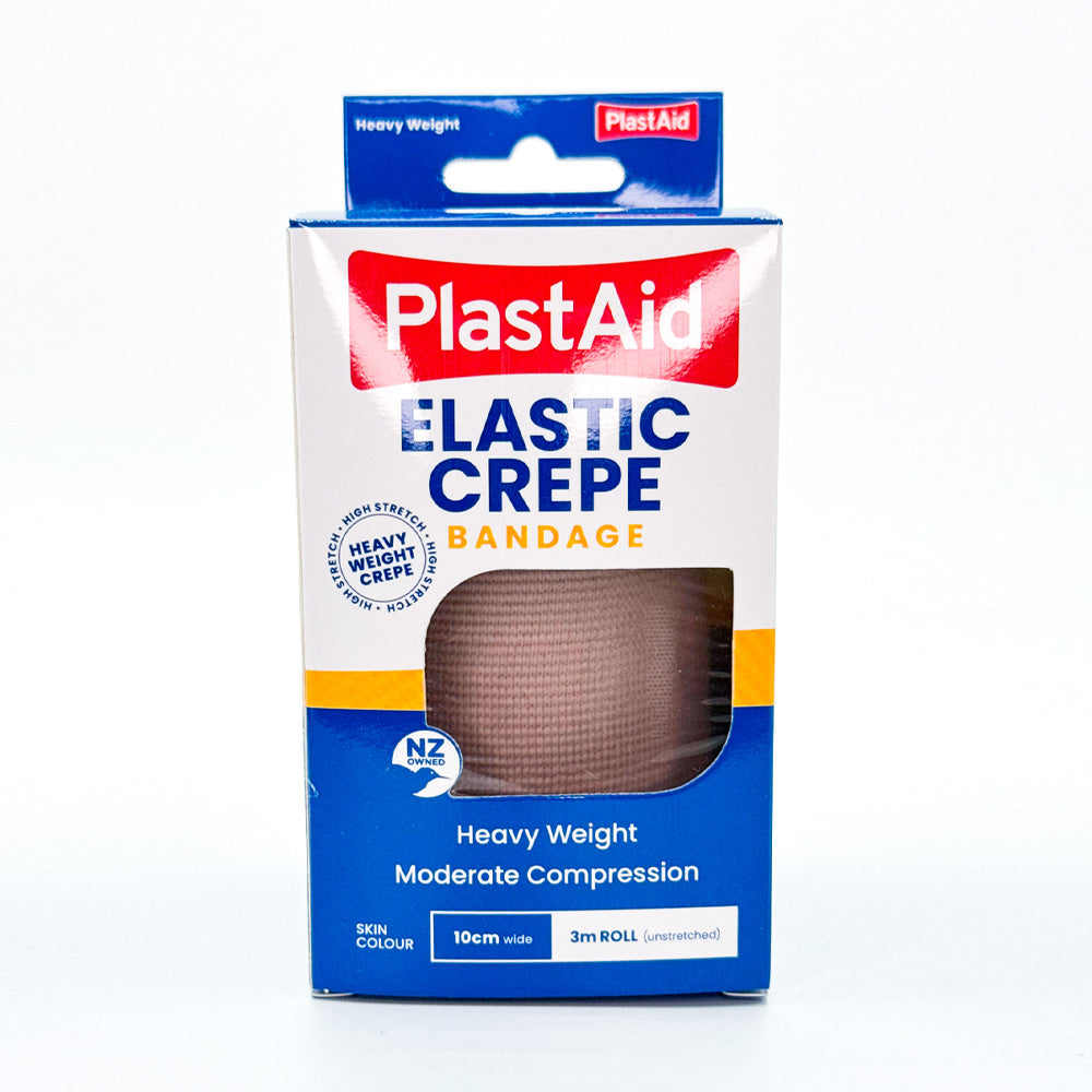 Plast-Aid Elst Crepe Bndg 10cm x 3m