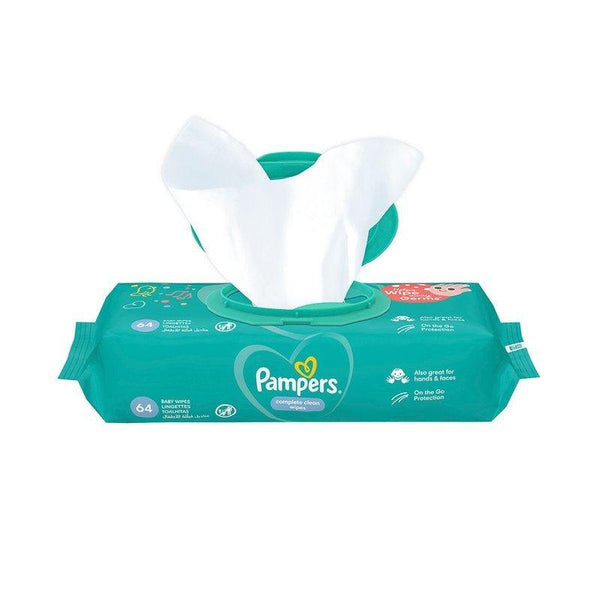 Pampers Baby Wipes Clean 64 Pack