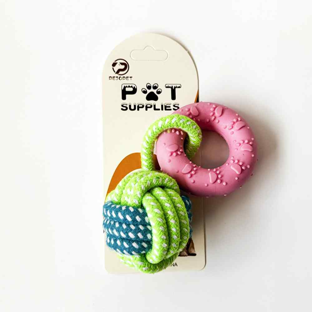 HB&Co Pet Toy Circle Chew&Ball Multi