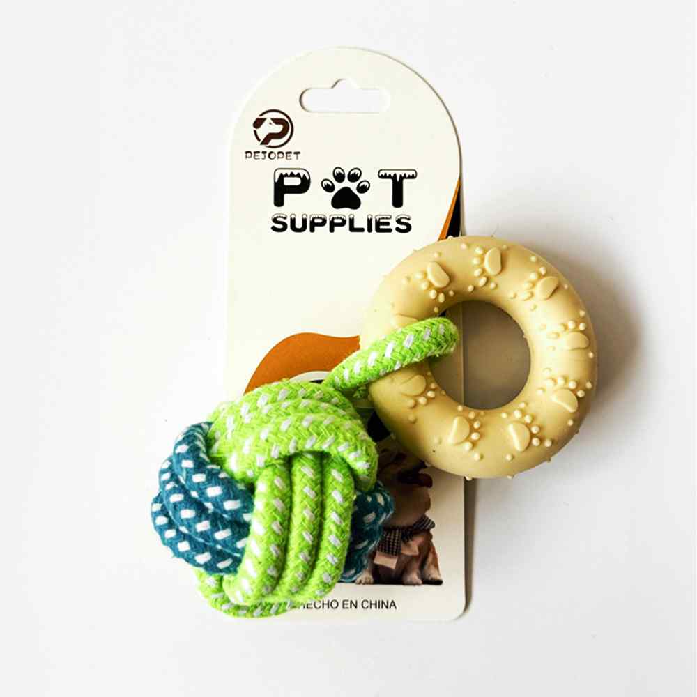 HB&Co Pet Toy Circle Chew&Ball Multi