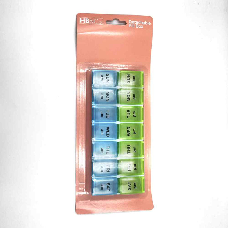 HB&Co Medicine Detachable Pill Box
