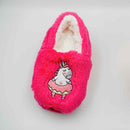 Fuzzy by HB&Co Child Slippers Size M Assorted 1pr