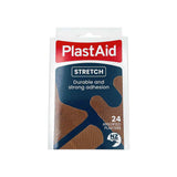 PlastAid Stretch 24 Assorted Plasters