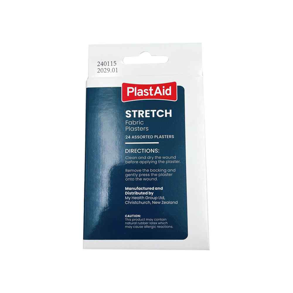 PlastAid Stretch 24 Assorted Plasters