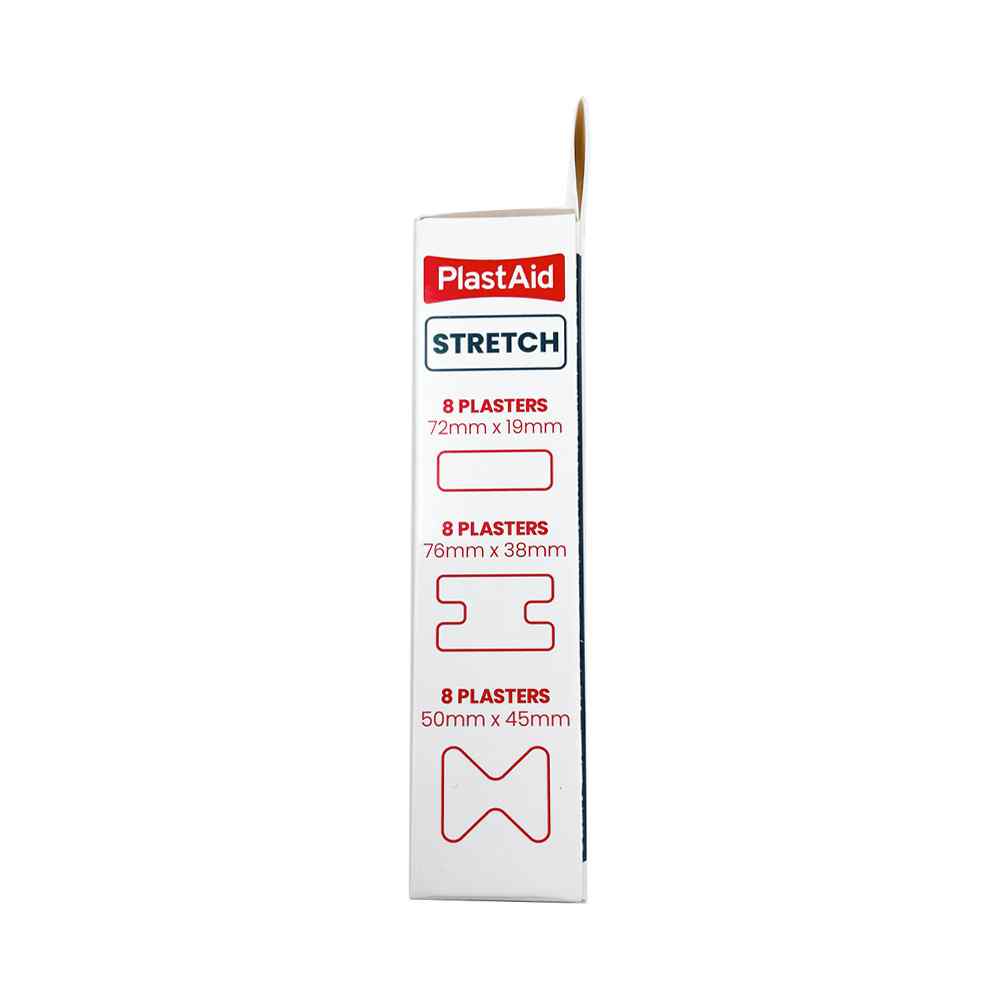 PlastAid Stretch 24 Assorted Plasters