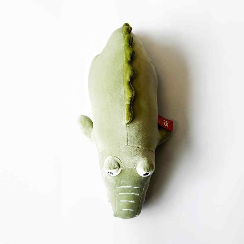 HB&Co Plushie Pillow Crocodile Toy Green