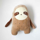 HB&Co Plushie Pillow Sloth Toy Brown