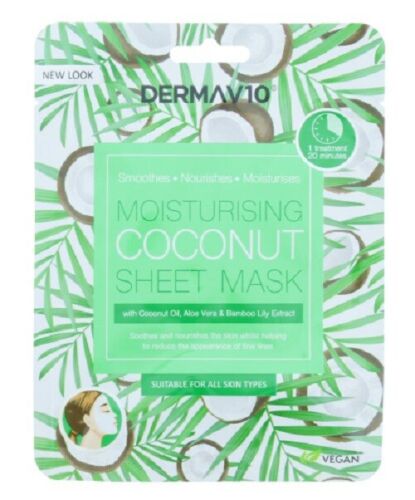 DERMA V10 MOIST Face Mask COCONUT