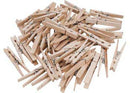 BC Everyday Wooden Pegs 50 Pack