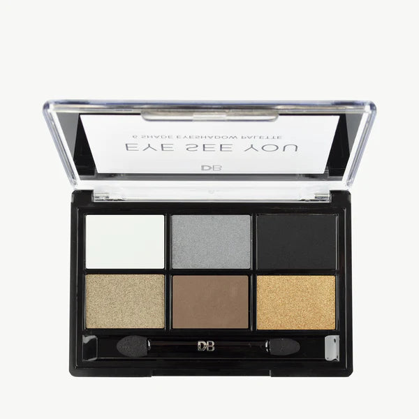 Designer Brands Mineral Eyeshadow 6 Pal Smoke & Glit