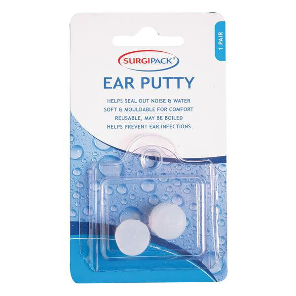SurgiPack Ear Plug Putty Swim & Noise 1 Pair