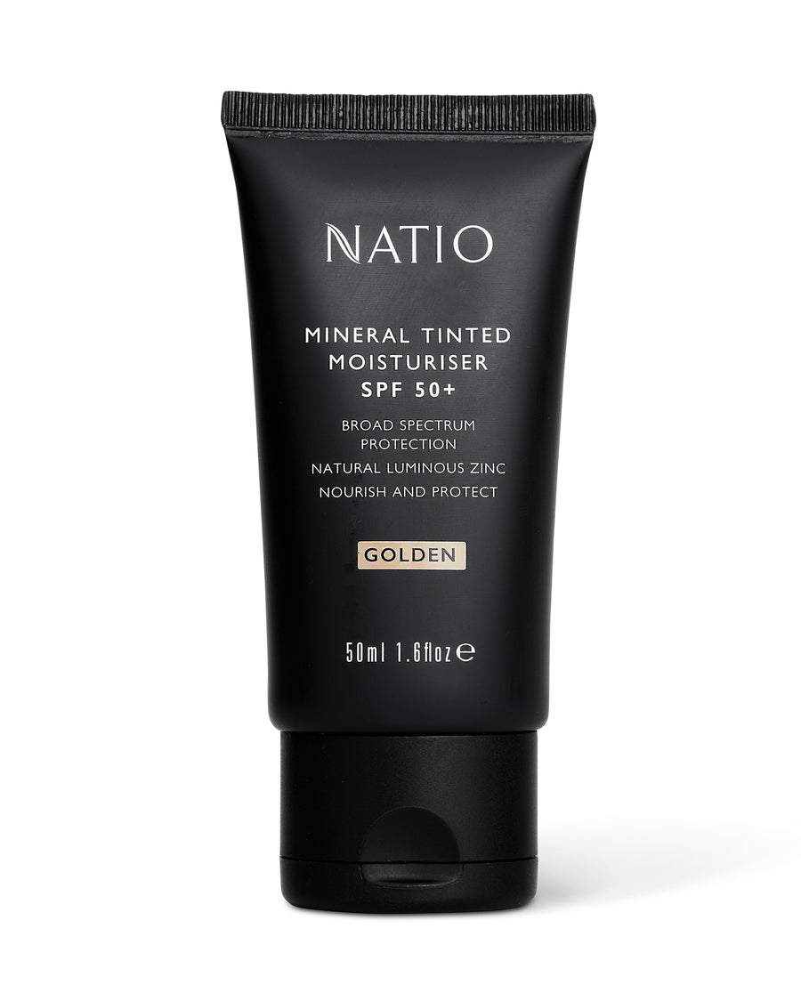 NATIO Mineral Tinted Moisturiser SPF50+ - Gold