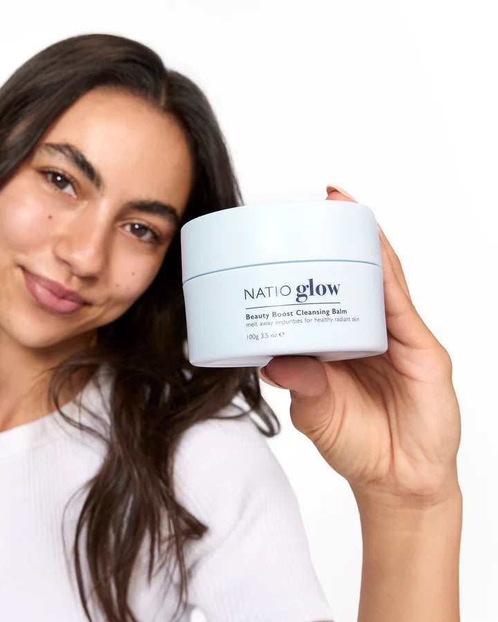 Natio Glow Beauty Boost Cleansing Balm 100g