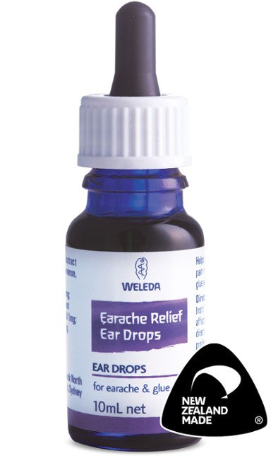 Weleda Earache Relief Ear Drops for Ear Ache & Glue Ear 10ml