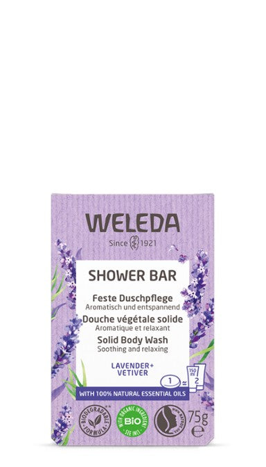 Weleda Shower Bar Lavender & Vetiver 75g