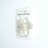 Pearlescent Flower Hair Claw Clip