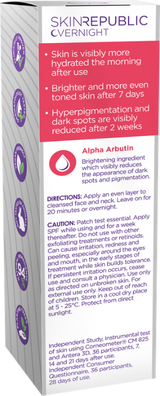 Skin Republic Alpha Arbutin 2% + Squalane 10% Overnight Mask 50ml