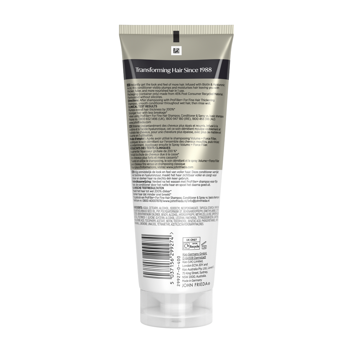 John Frieda Profiller+ Conditioner 250ml