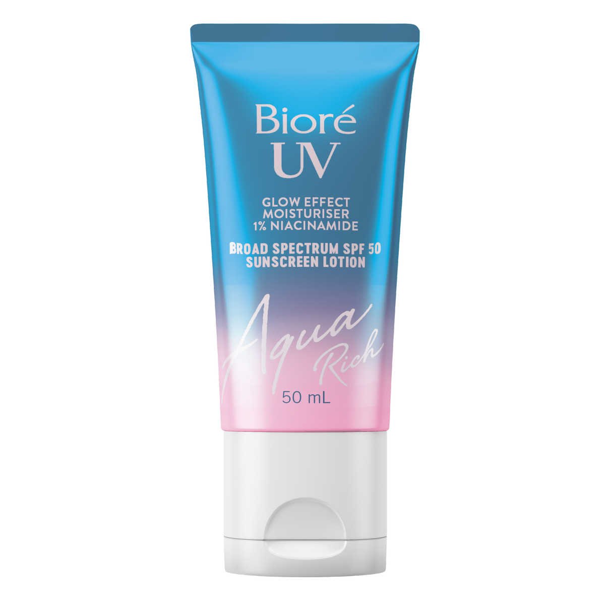 BIORE UV AQUA RICH Glow Enhancing Moisturizer SPF50 50ML
