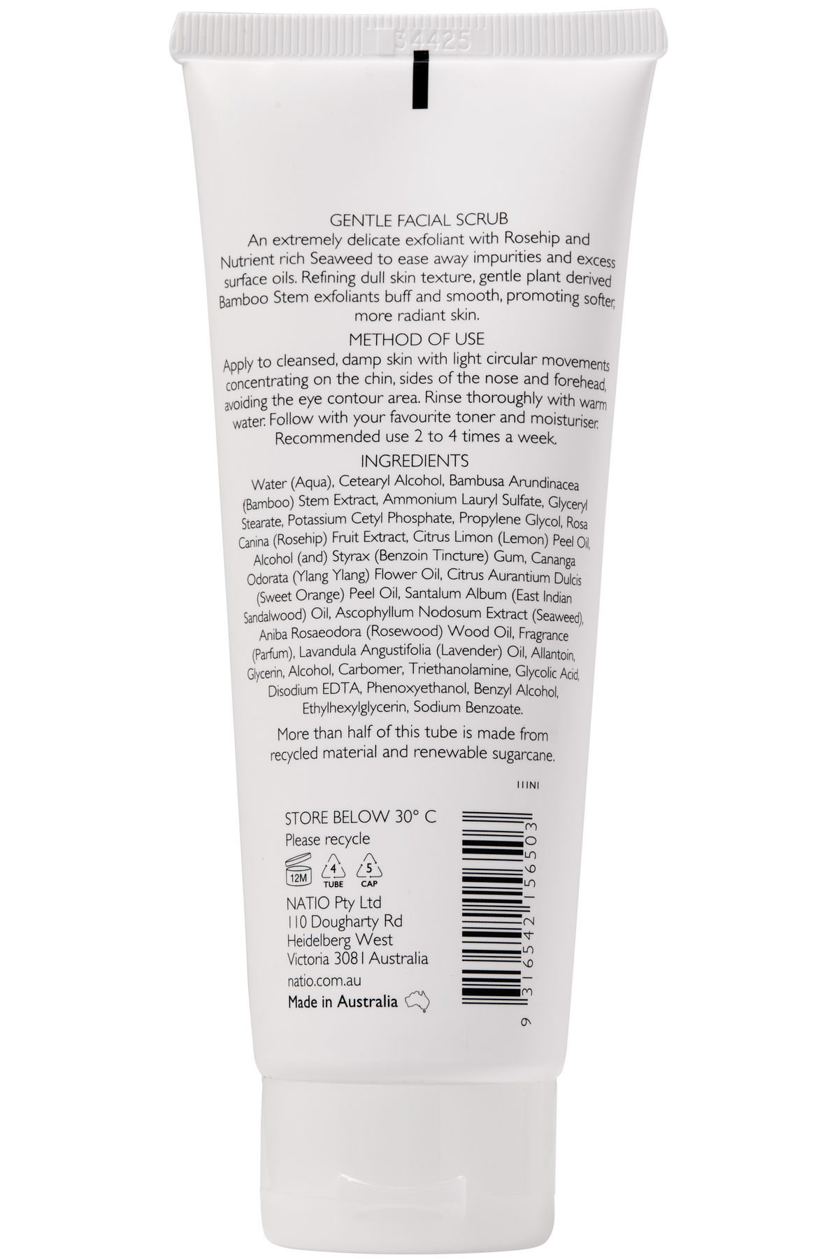 Natio Aroma Gentle Facial Scrub 2026