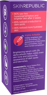 Skin Republic Alpha Arbutin 2% Serum 30ml