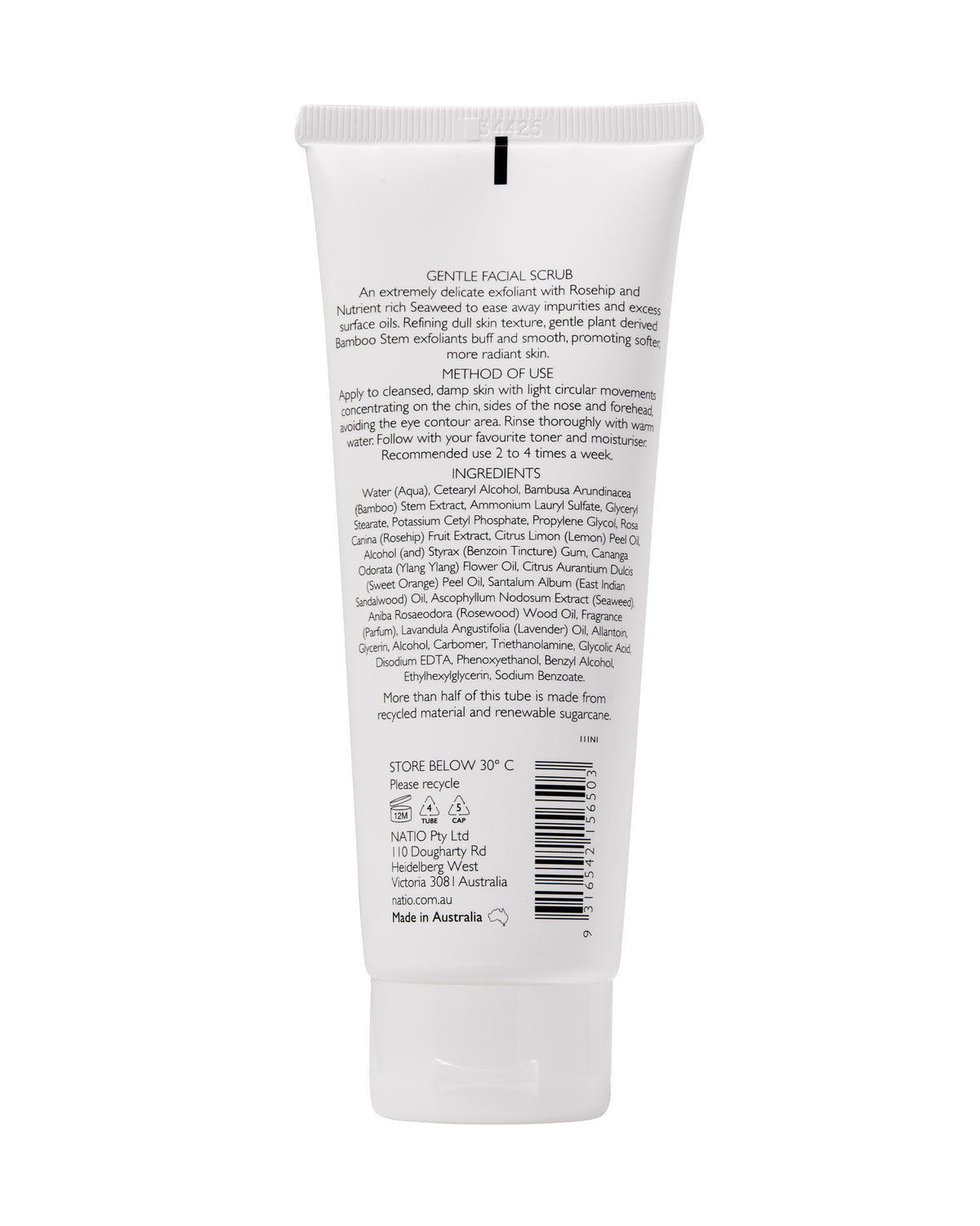 Natio Aroma Gentle Facial Scrub 2026