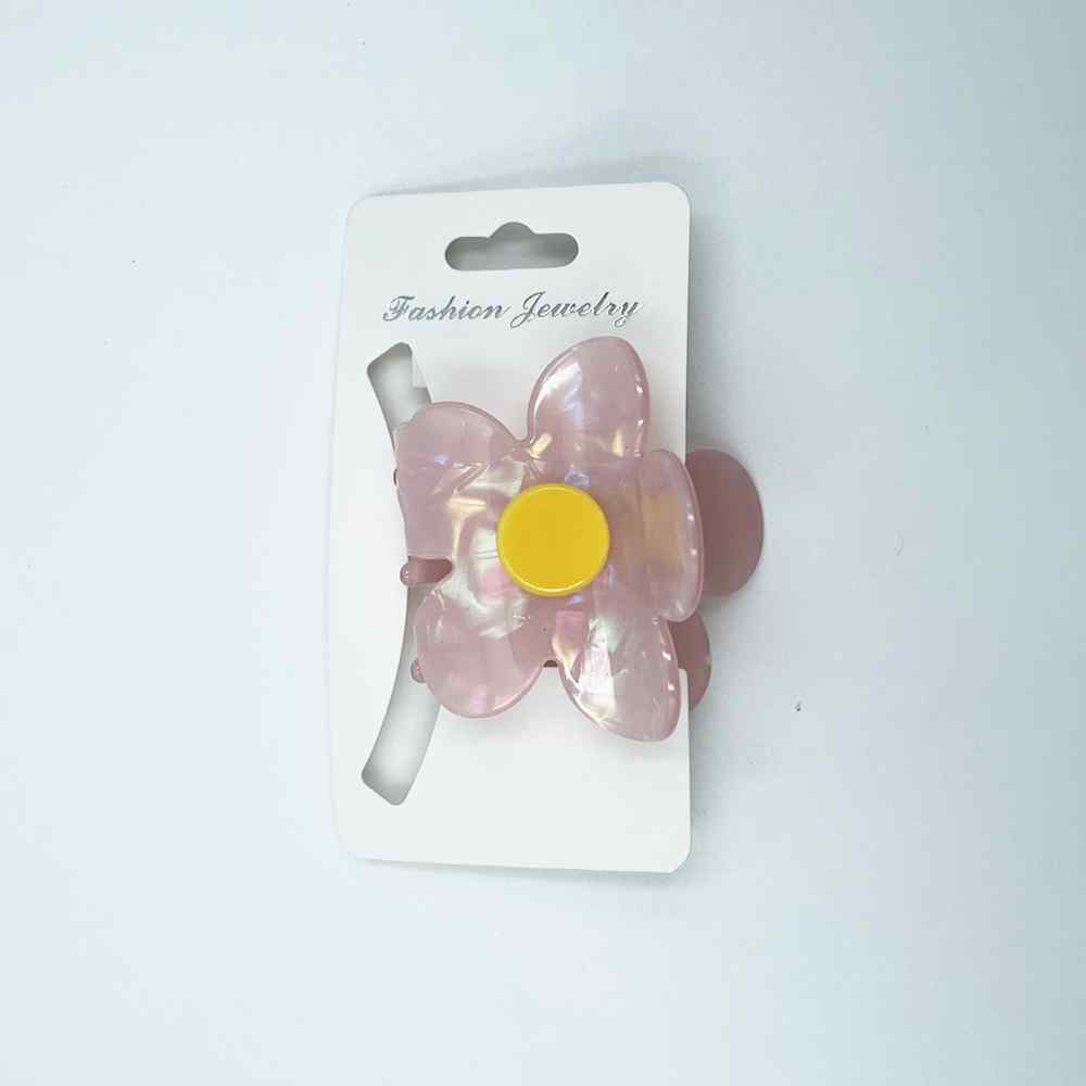Hair Flower Claw Clip Multi Colour