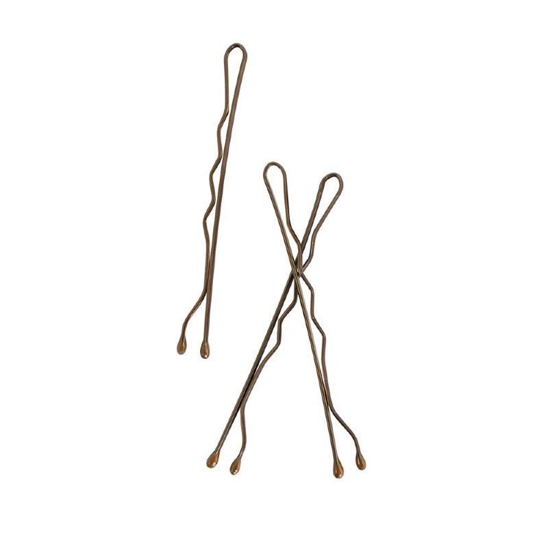 Mae. Bobby Pins 4.5cm Brown 80 Pack