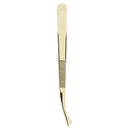Truyu Easy View Tweezers Gold Curve Tip