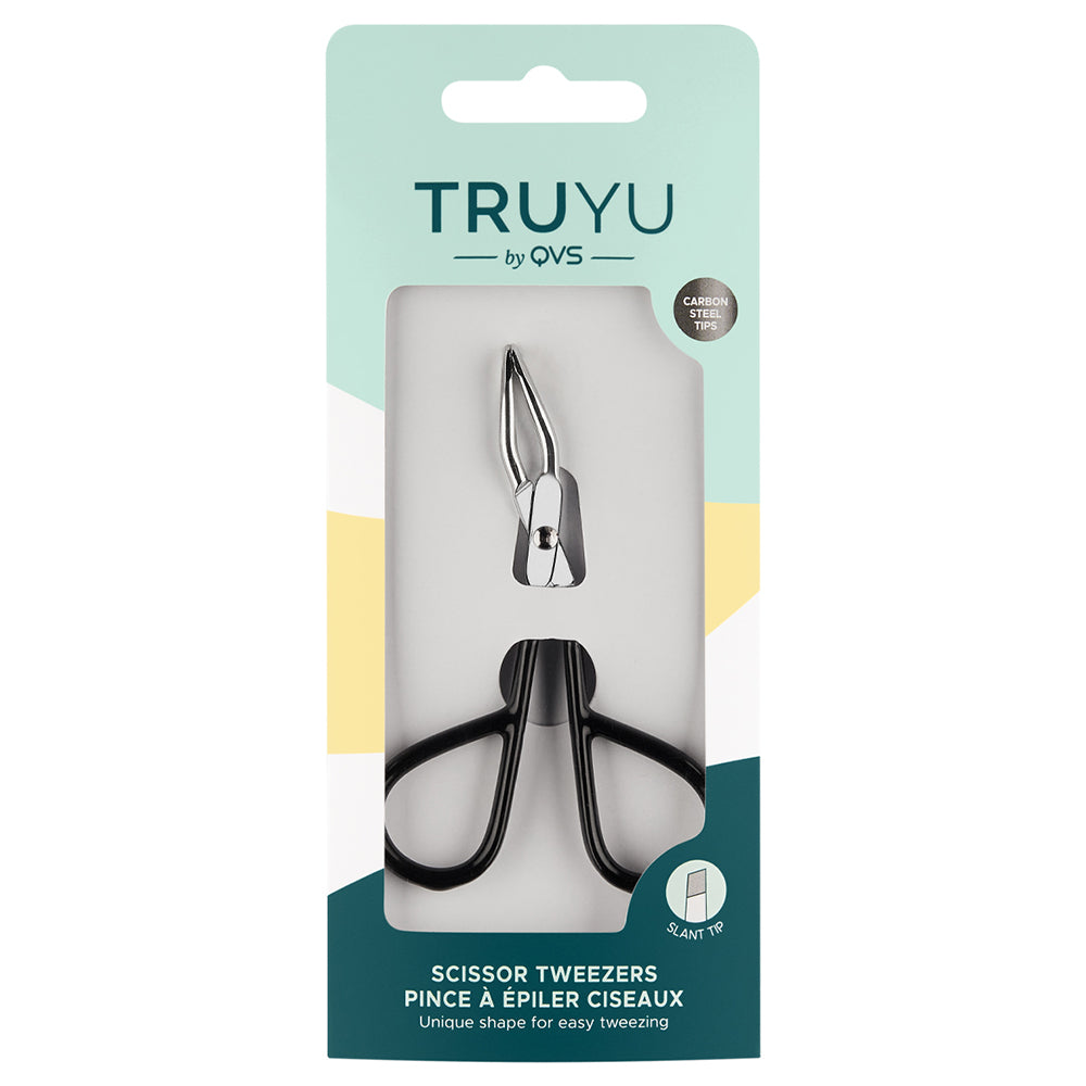 Truyu Scissor Tweezers Slant Tip