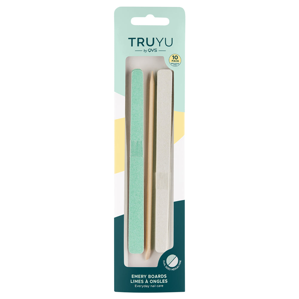 Truyu Emery Boards 145mm 10 Pack