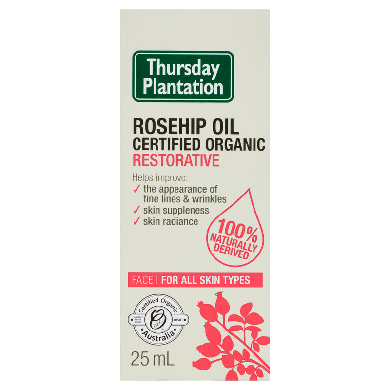 Thursday Plantation Rosehip Oil Certified Organic Restorative 25ml