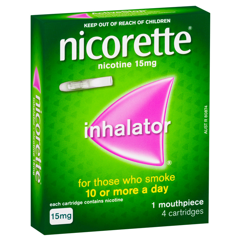 Nicorette Quit Smoking Inhalator 15mg 4 Pack