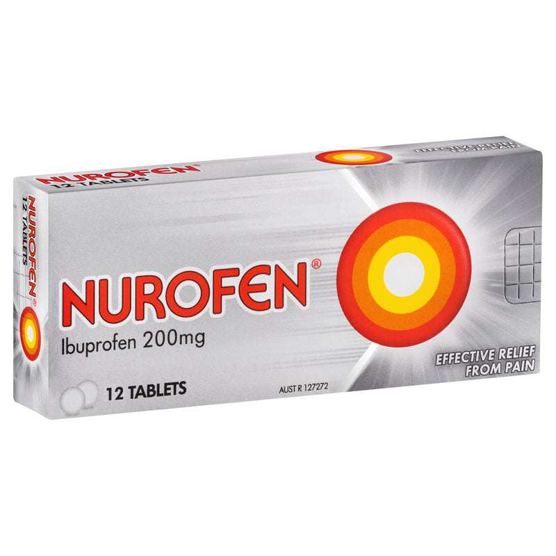 Nurofen Ibuprofen 200mg 12 Tablets