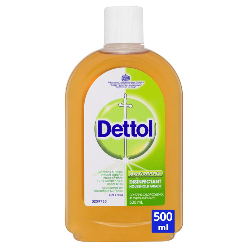 Dettol Antiseptic Antibacterial Disinfectant Liquid 500ml NZ - Bargain Chemist
