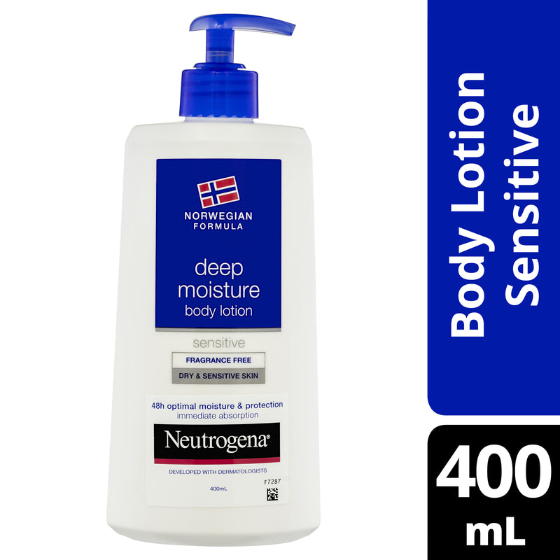 Neutrogena Norwegian Formula Deep Moisture Body Lotion Sensitive 400ml