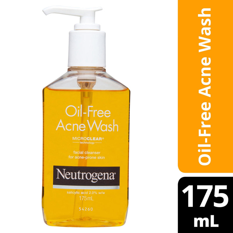 Neutrogena Oil-Free Acne Wash 175mL NZ - Bargain Chemist
