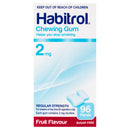 Habitrol Chewing Gum 2mg Regular Strength Fruit 96 Pack