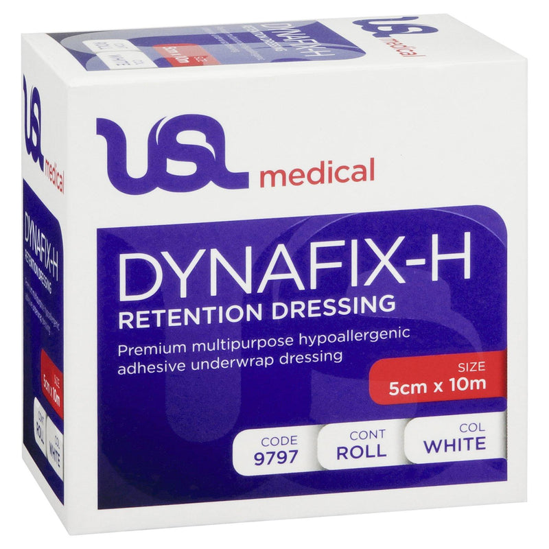 USL Tape Dynafix Fixation 5cm x 10m White BOXED NZ - Bargain Chemist