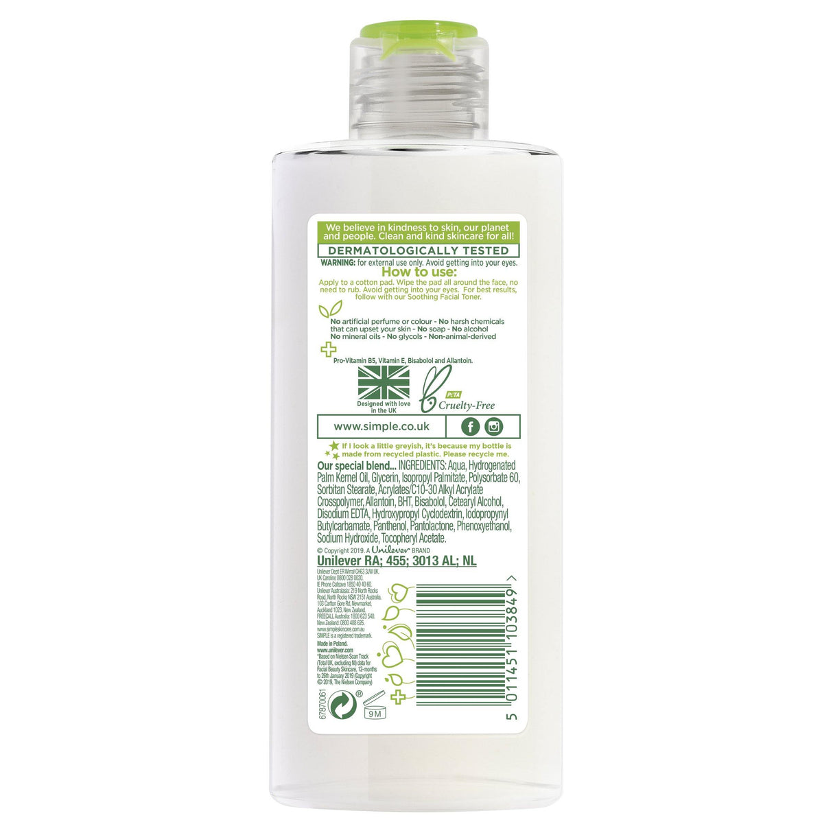 Simple Cleansing Lotion Purifying 200ml NZ - Bargain Chemist