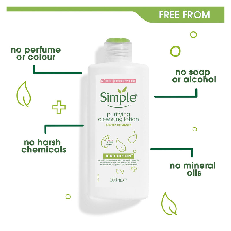 Simple Cleansing Lotion Purifying 200ml NZ - Bargain Chemist