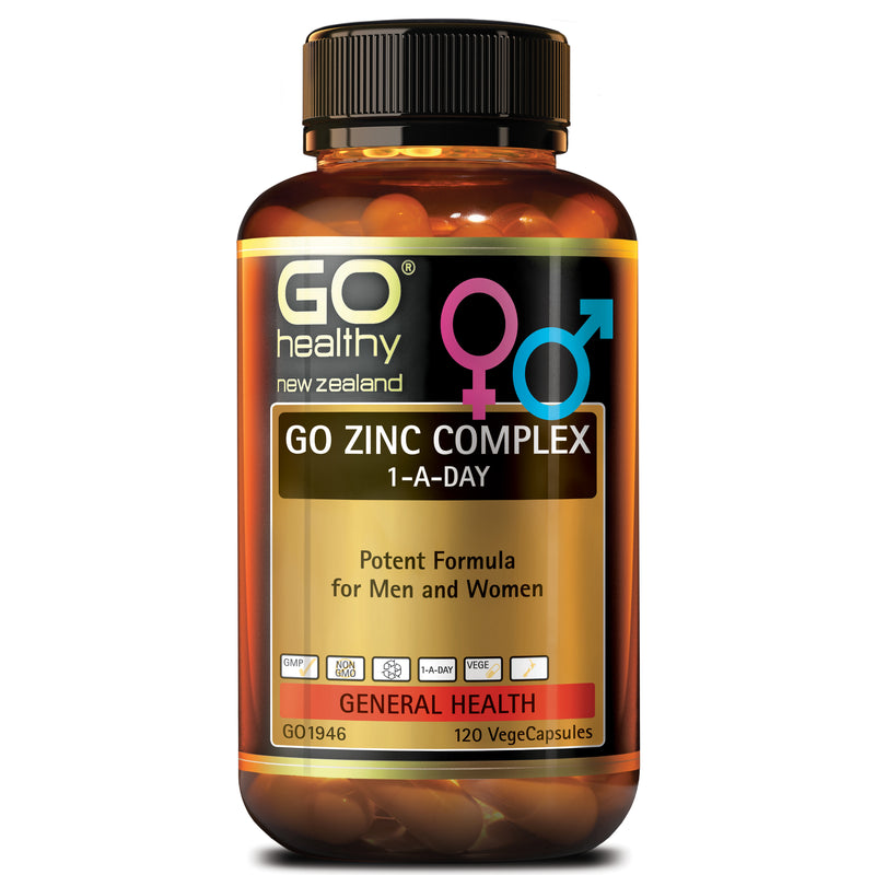 GO Healthy GO Zinc Complex 120 Capsules