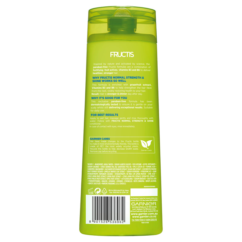 Garnier Fructis Normal Strength & Shine Normal Hair Shampoo 315ml