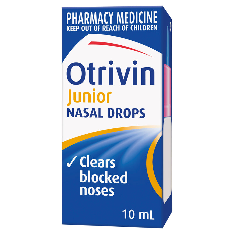 Otrivin Junior Nasal Drops for Blocked Nose 10ml