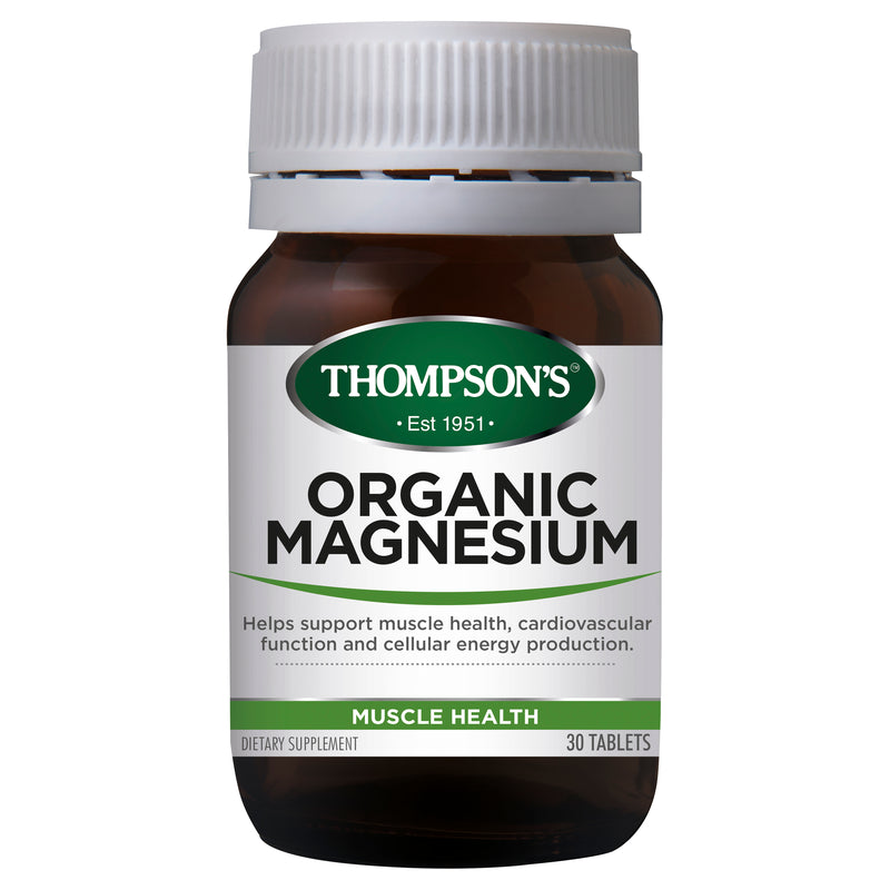 Thompson's Organic Magnesium Muscle Health 30 Tablets